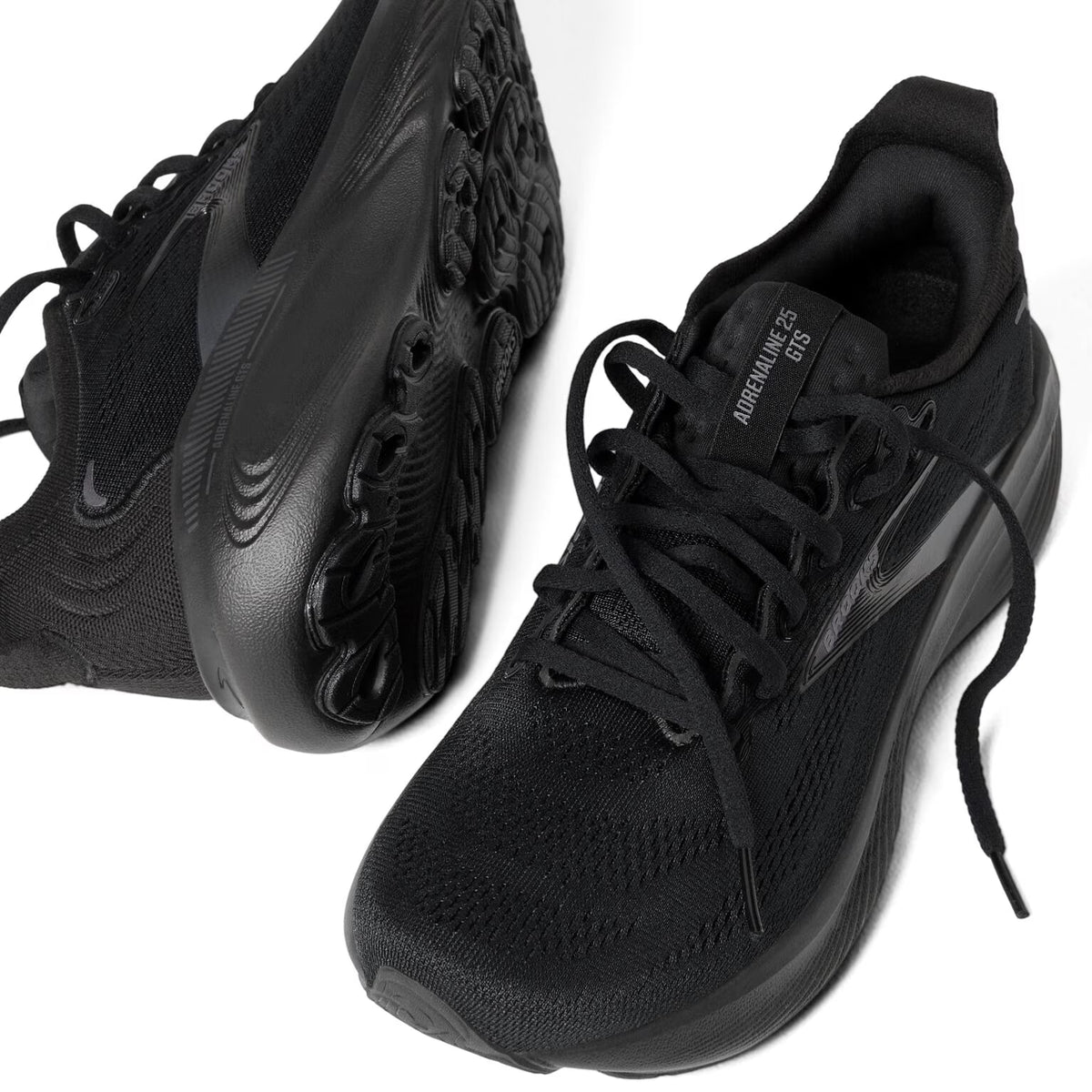Brooks Men's Adrenaline GTS 25 - Black/Black/Ebony - Narrow (B)