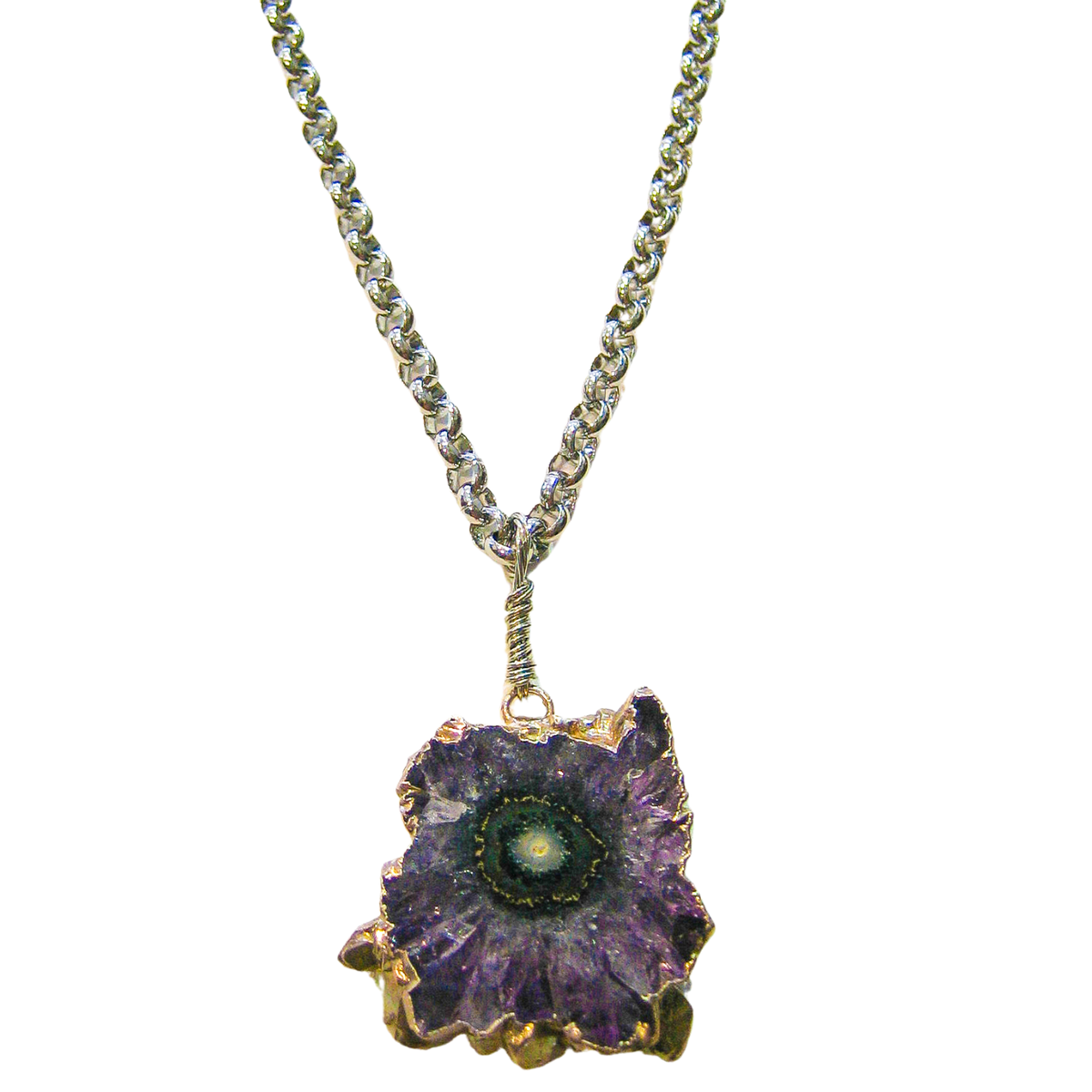 Amethyst Stalactite One-of-a-kind Necklace