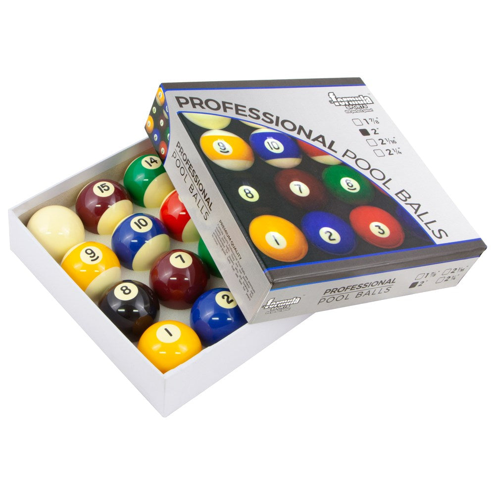 FORMULA - Professional Pool Balls 2 1/16" Boxed