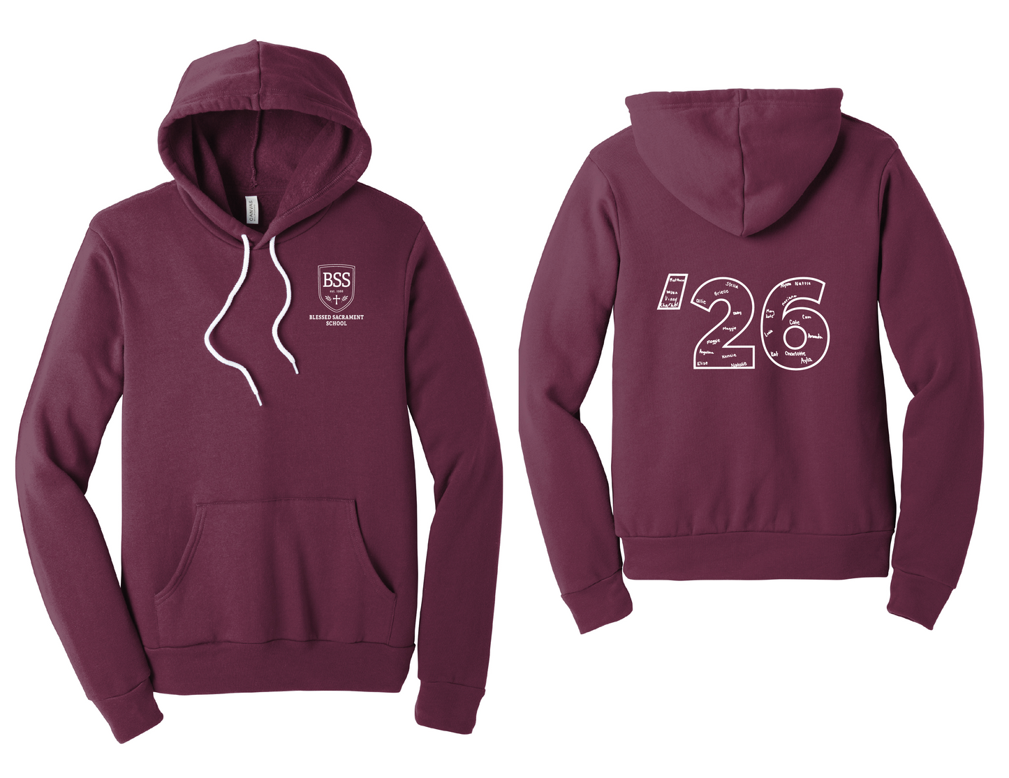 2026 Signature BSS - Unisex Sponge Fleece Pullover Hoodie (3719)
