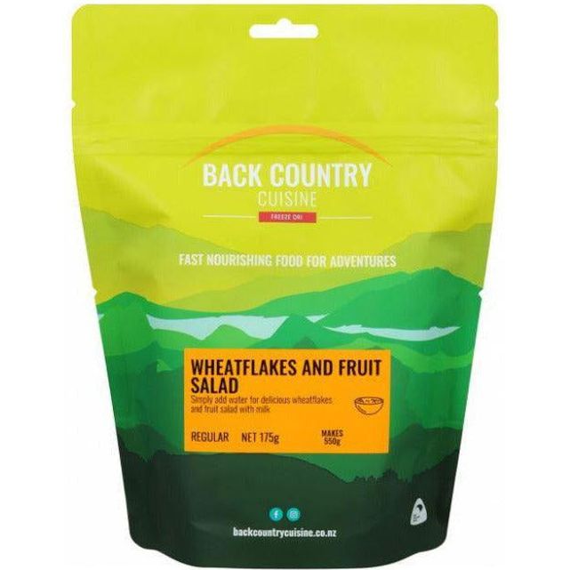 Back Country Breakfast Wheatflakes & Fruit salad 175g
