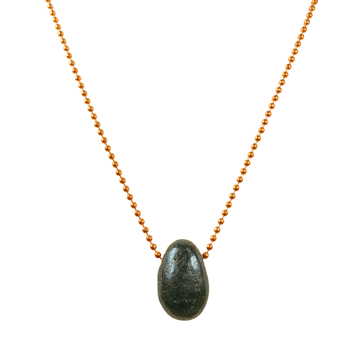 Covellite with Copper Ball Chain Necklace
