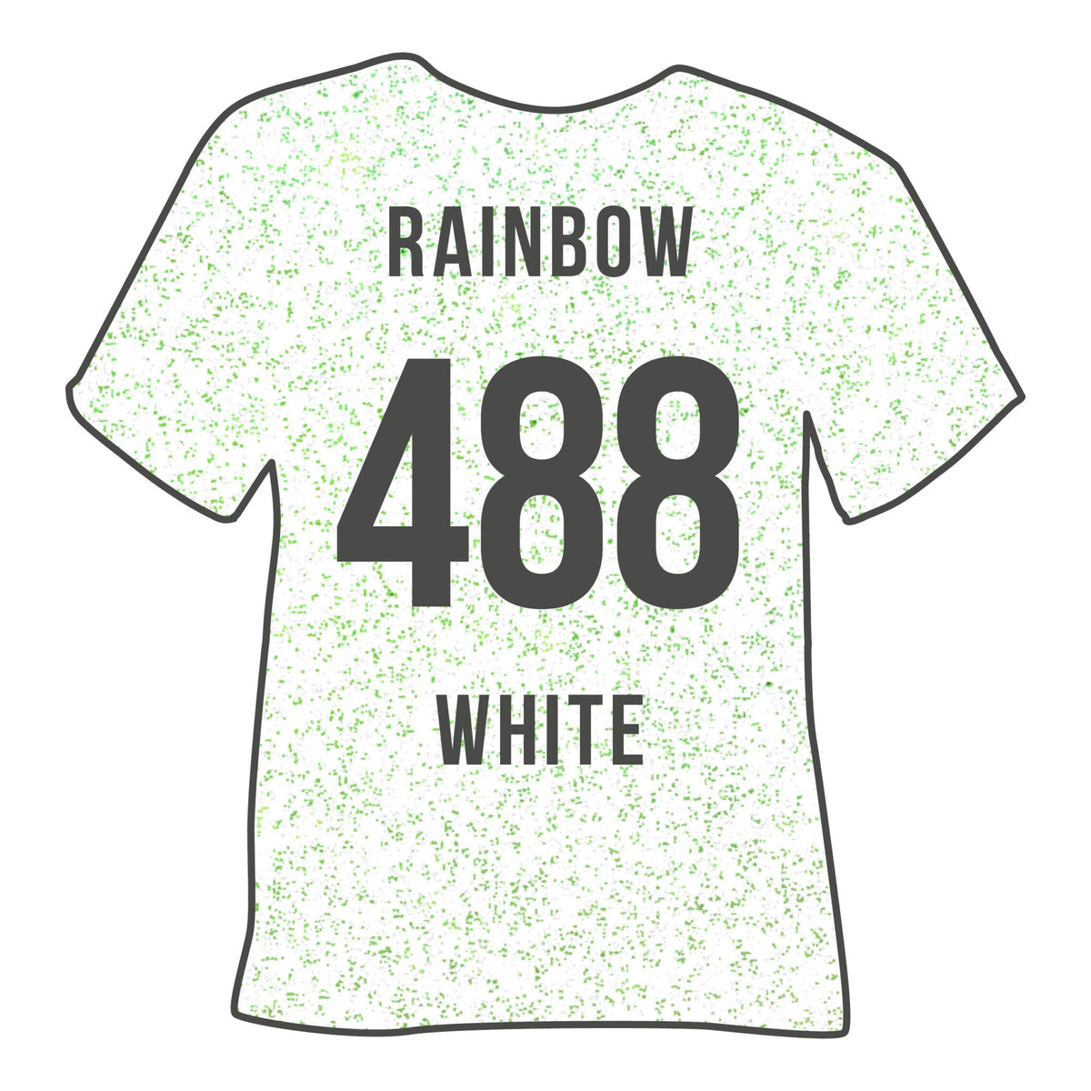 488 Rainbow White POLI-FLEX® PEARL GLITTER HTV