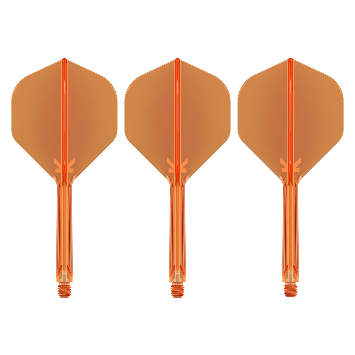 TARGET - K-FLEX All-In-One Moulded Flights NO2 Size - Neon Orange