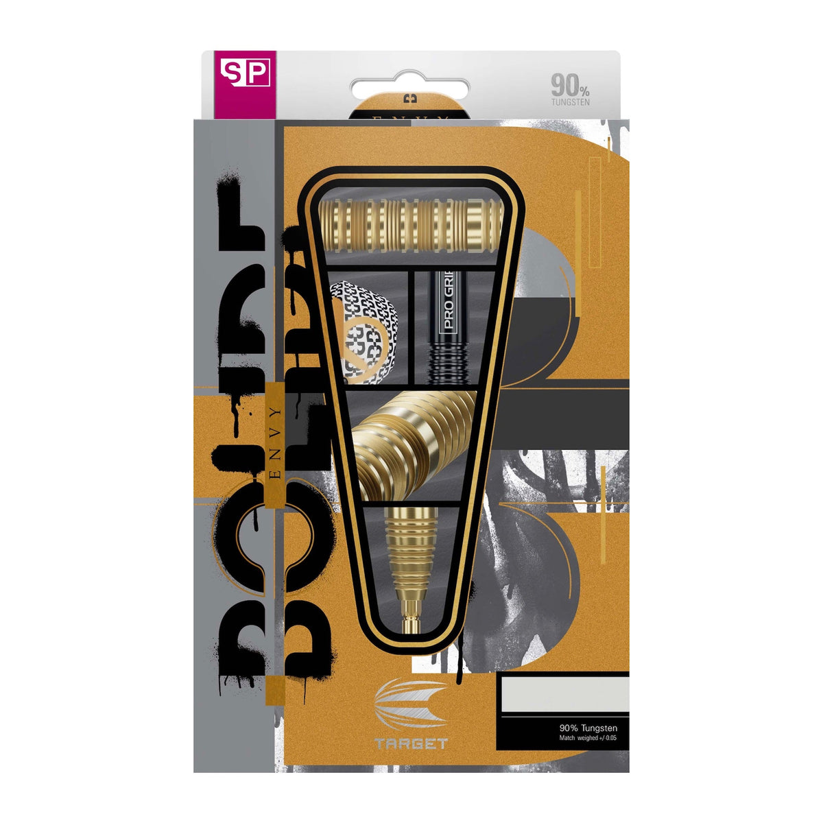TARGET - 22g - Bolide Envy SP01 - Steel Tip Swiss Point - 90% Tungsten Darts