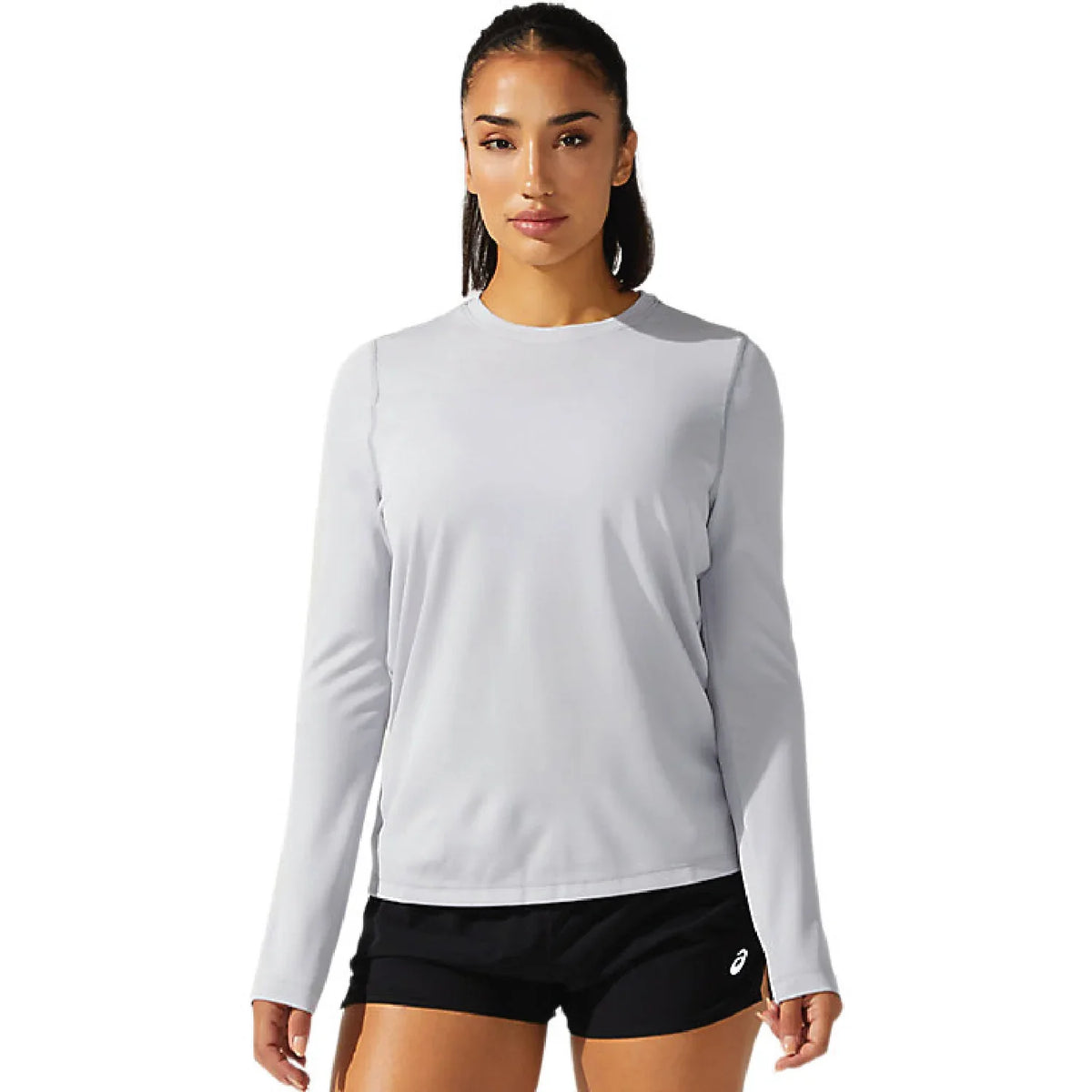 ASICS Women's Ready Set Long Sleeve Tee Grey (2012b468)