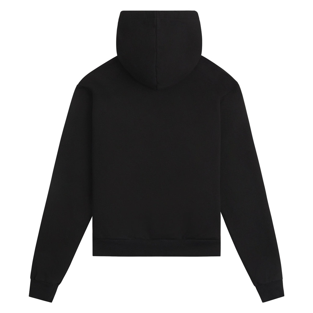 Distressed Logo Hoodie | Black
