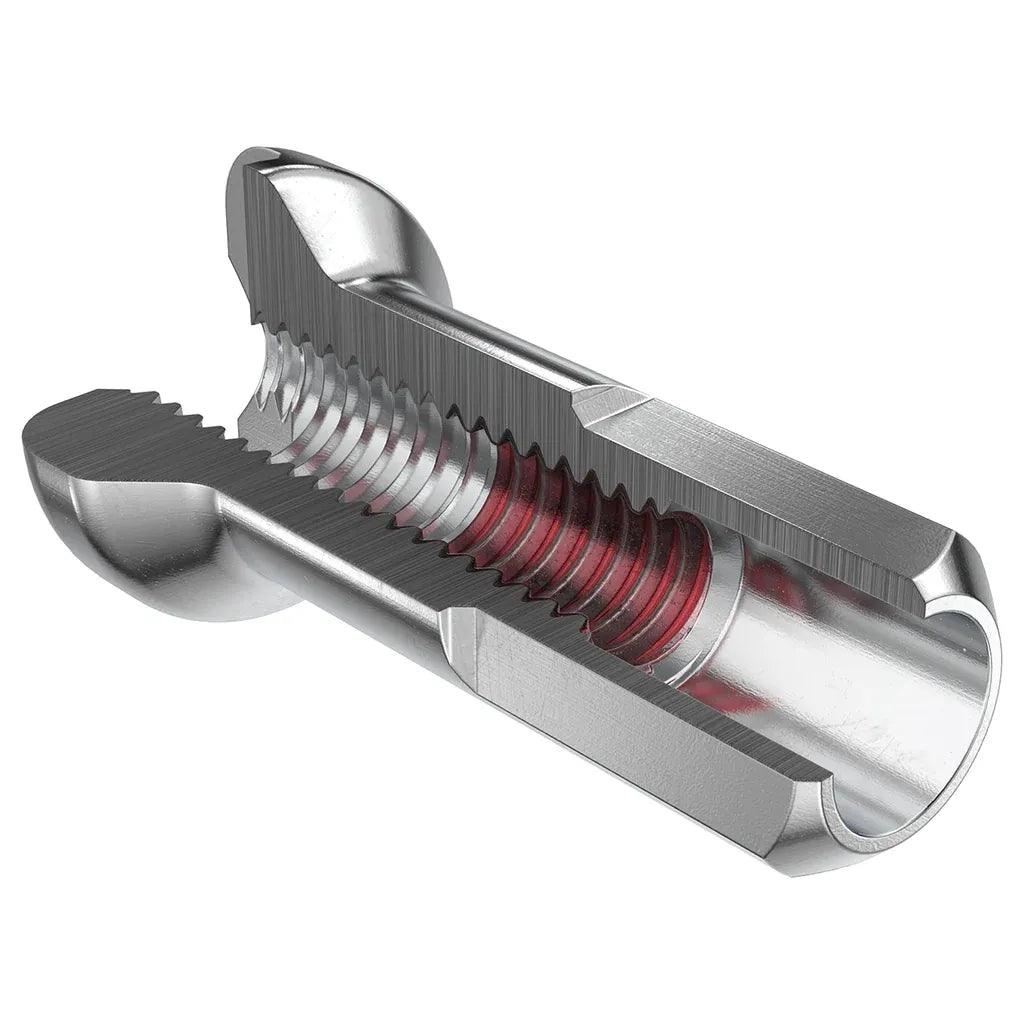 DT Pro Lock Std Nipple 'A' 2x14mm Brass Black