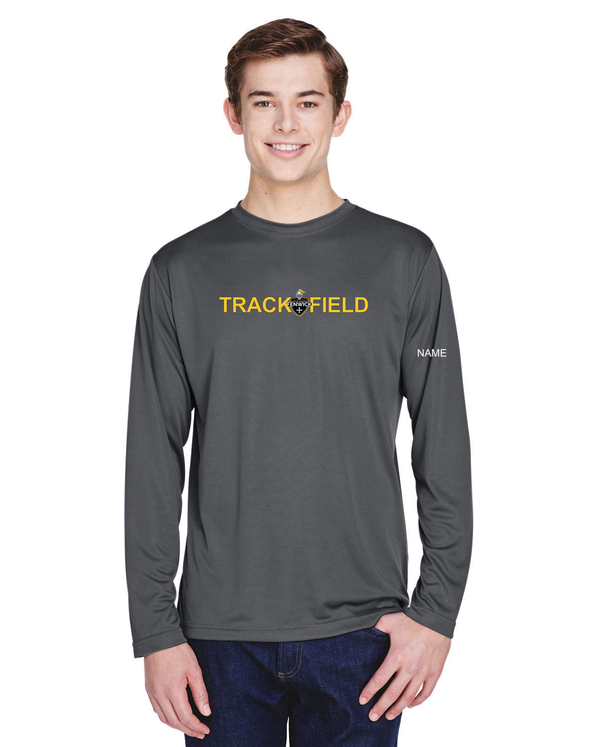 Bishop Fenwick Track & Field - Men's Performance Long Sleeve T-Shirt (PC380LS)