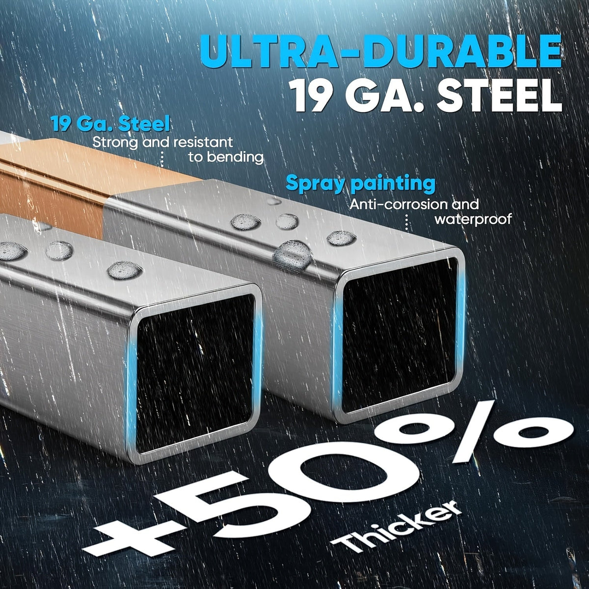 [Durable All-Weather Shelter] Heavy Duty Carport 20 X 20/10x15 Shelter - Perfect Solution for Vehicles, Boats and Equipment - Durable, All-Weather, Quick Assembly - Spacious, Secure, Reinforced - Gray/White