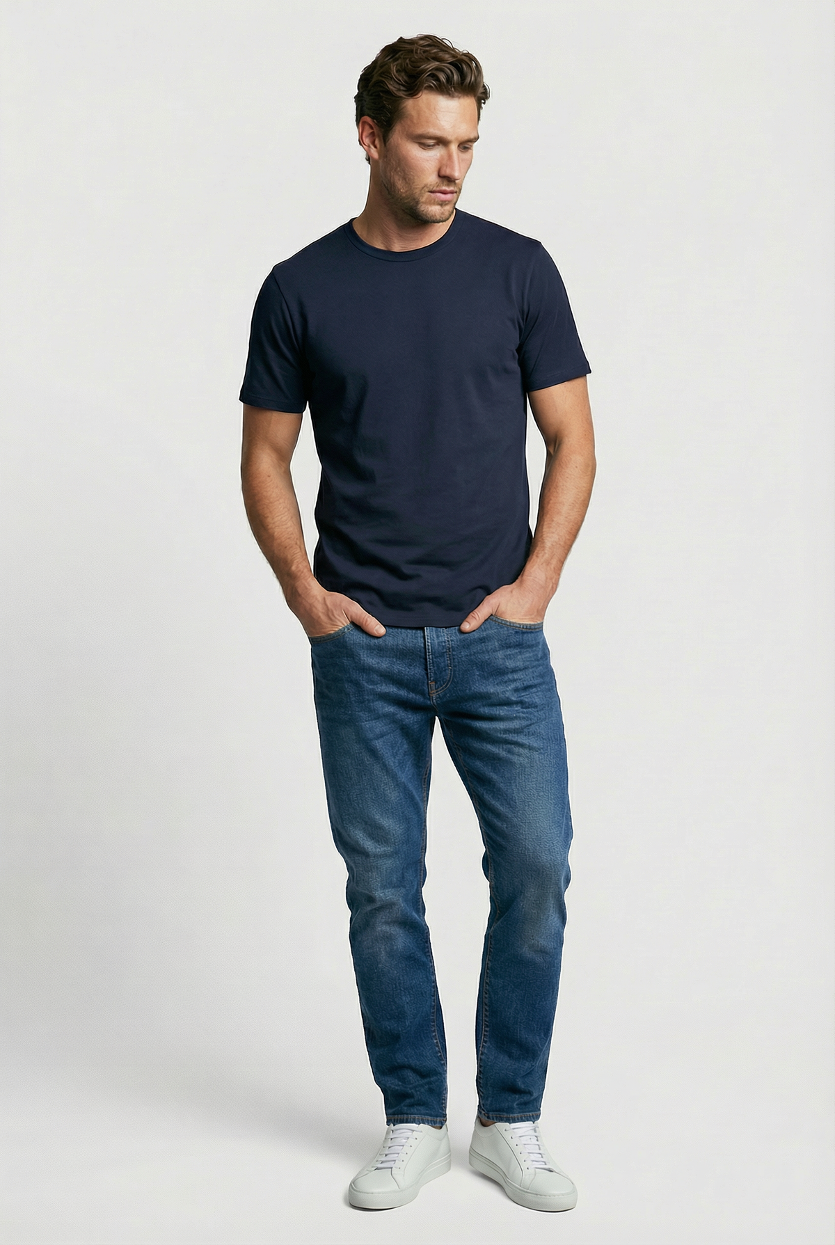 Trueman Regular Fit T-Shirt - Navy