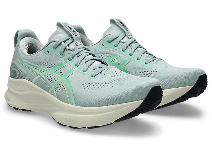 ASICS Men's GEL-KAYANO 32 Wide - COLD MOSS/VITAL GREEN
