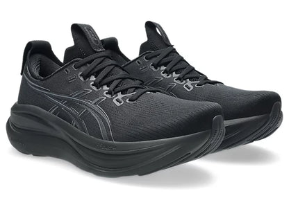 ASICS Men's GEL-NIMBUS 28 Wide - BLACK/GRAPHITE GREY