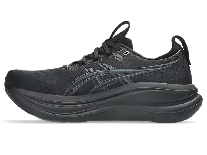 ASICS Men's GEL-NIMBUS 28 Wide - BLACK/GRAPHITE GREY