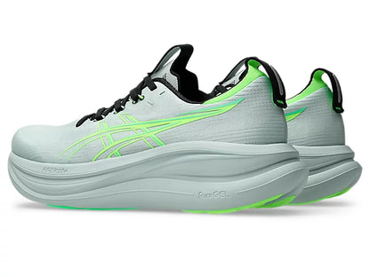 ASICS Men's GEL-NIMBUS 28 Extra wide - COLD MOSS/ILLUMINATE GREEN