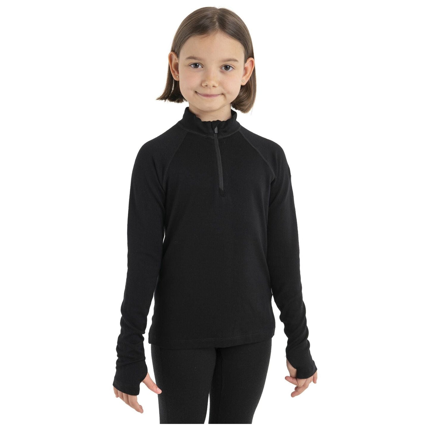 Icebreaker Kid's Merino 260 Tech Long Sleeve Half Zip Thermal Top
