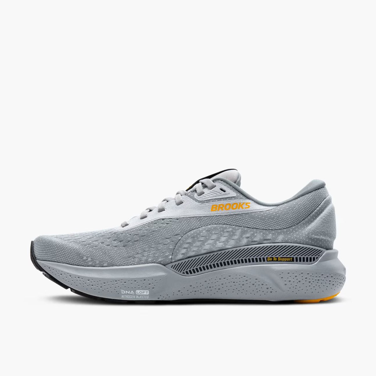 Brooks Men's Adrenaline GTS 24 (Narrow) - Alloy/White/Gold Fusion
