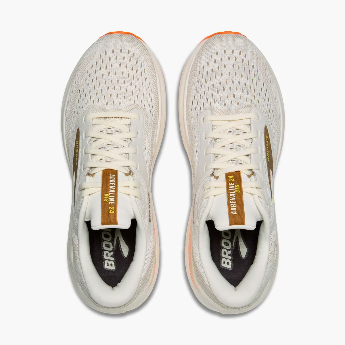Brooks Men's Adrenaline GTS 24 - Coconut/Portabella/Orange