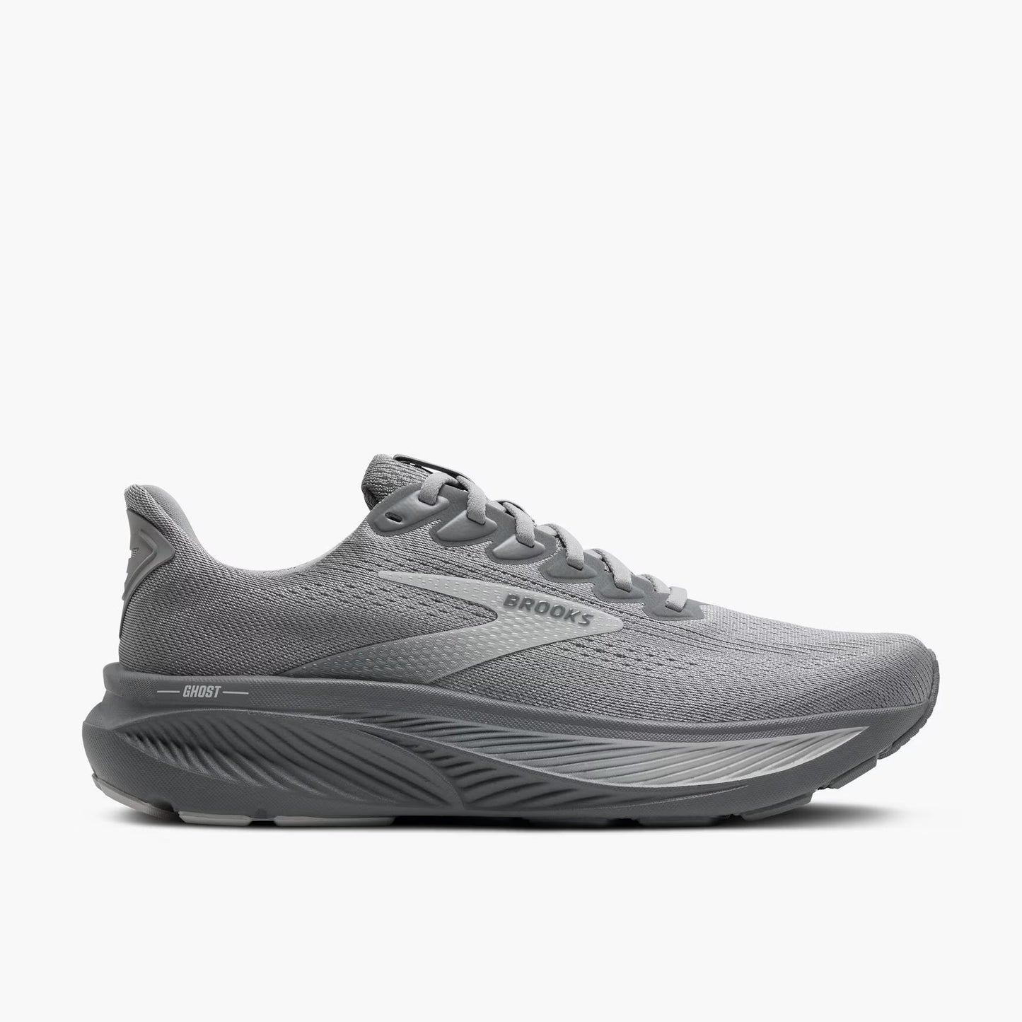 Brooks Men's Ghost 17 (Wide) - Primer Gray/Oyster Mushroom