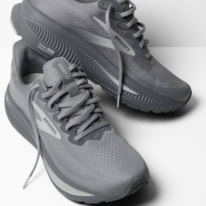 Brooks Men's Ghost 17 (Wide) - Primer Gray/Oyster Mushroom