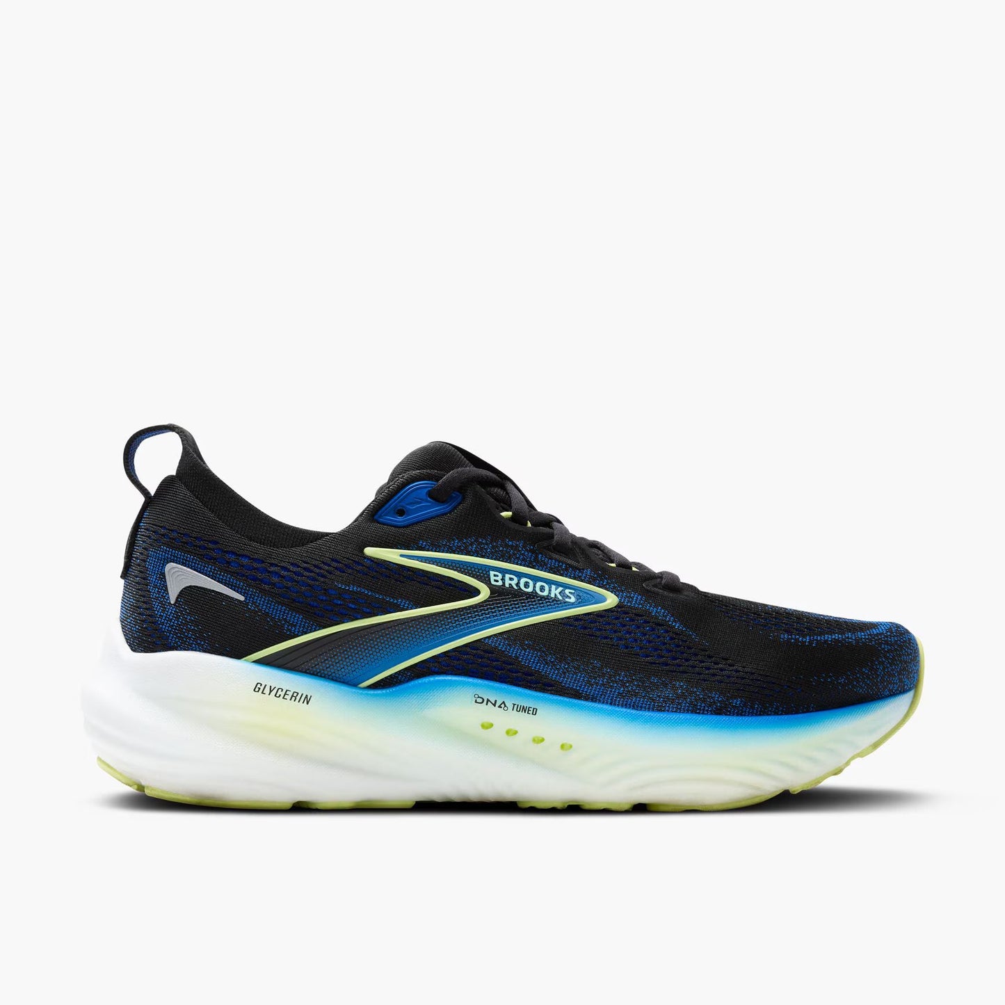 Brooks Men's Glycerin 22 - Black/Cobalt/Neo Yellow