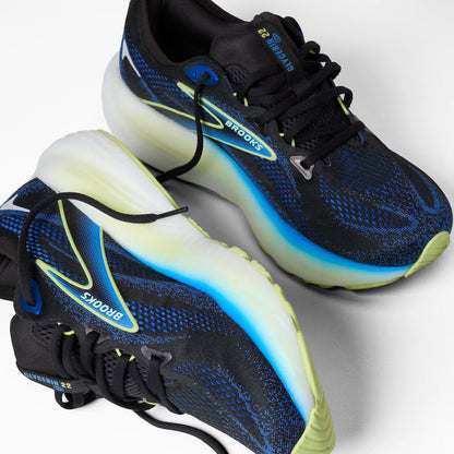 Brooks Men's Glycerin 22 - Black/Cobalt/Neo Yellow