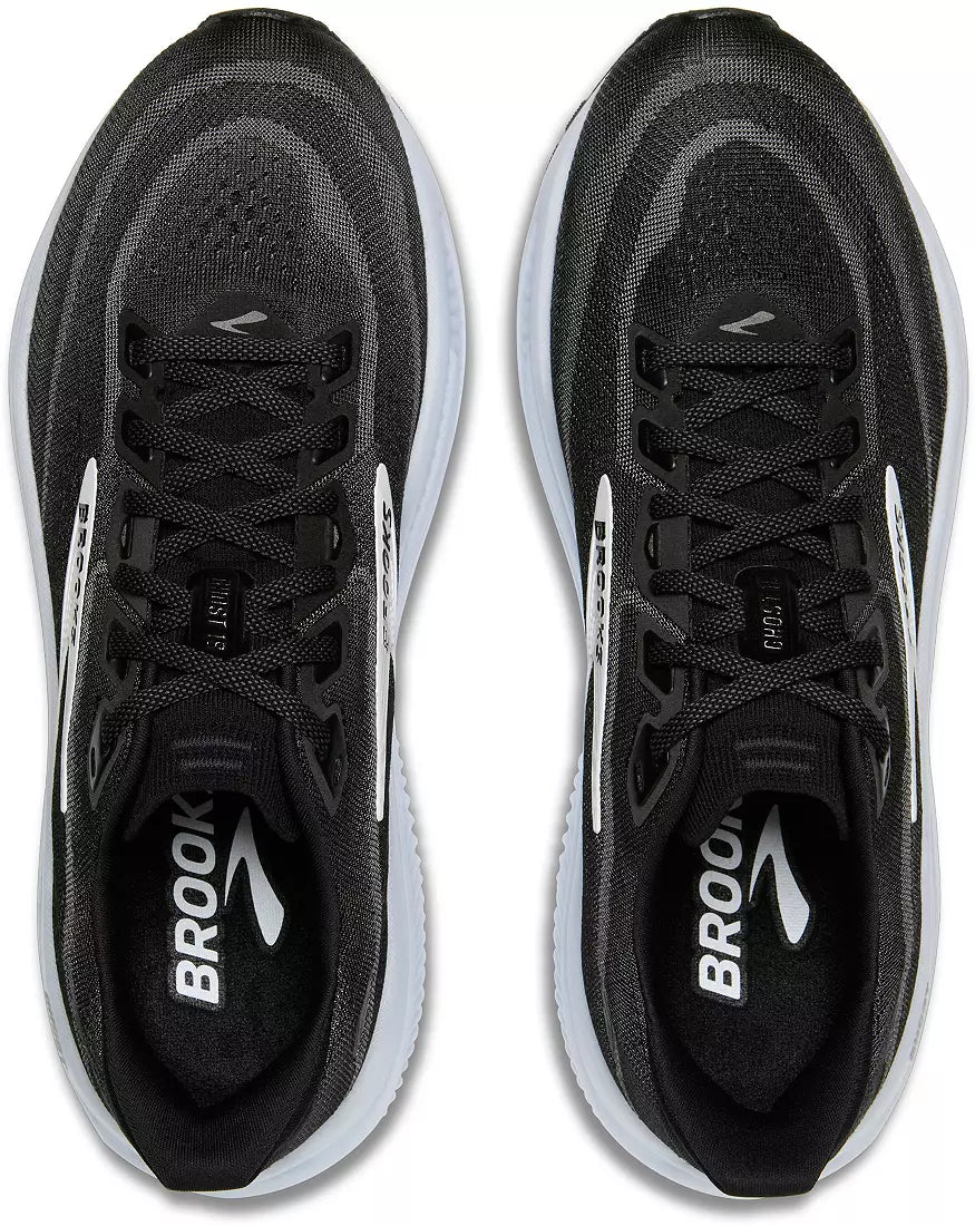 Brooks Men's Ghost 18 (Wide) - Black/Grey/White