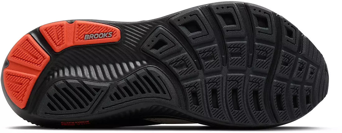 Brooks Men's Ghost 18 (Wide) - Coconut/Pearl/Tigerlily