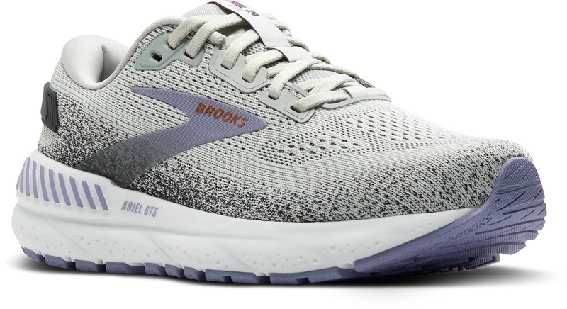 Brooks Womens Ariel GTS 24- Mercury/Ebony/Lavender