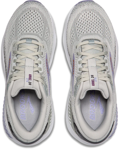 Brooks Womens Ariel GTS 24- Mercury/Ebony/Lavender