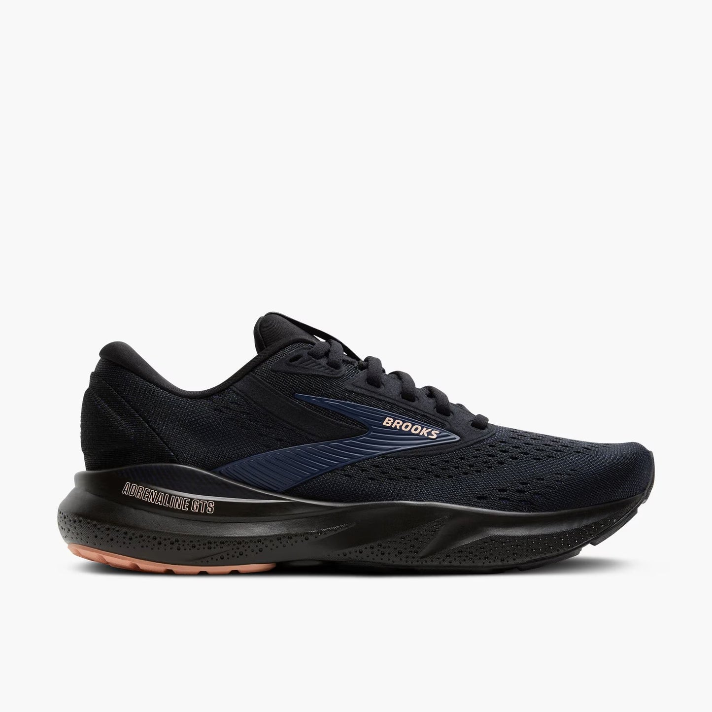 Brooks Women's Adrenaline GTS 24 - Black/Peacoat/Peach