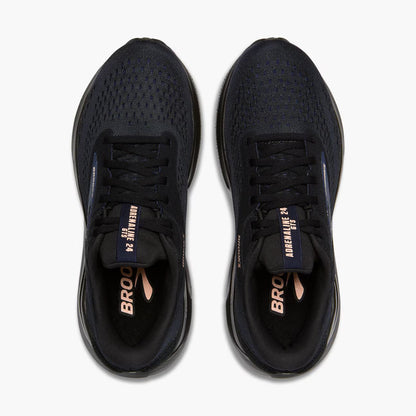 Brooks Women's Adrenaline GTS 24 - Black/Peacoat/Peach