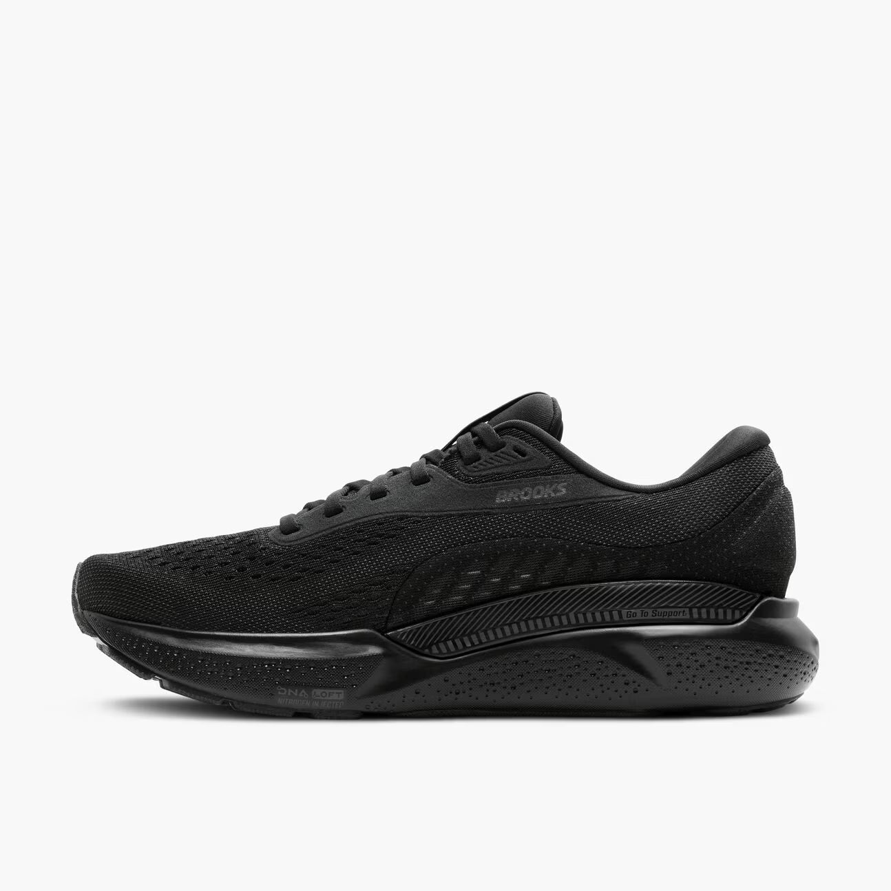 Brooks Men's Adrenaline GTS 24 (Wide) - Black/Black/Ebony