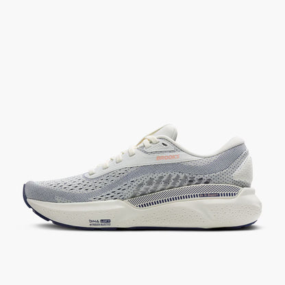 Brooks Women's Adrenaline GTS 24 - Grey/Blue Ribbon/Peach