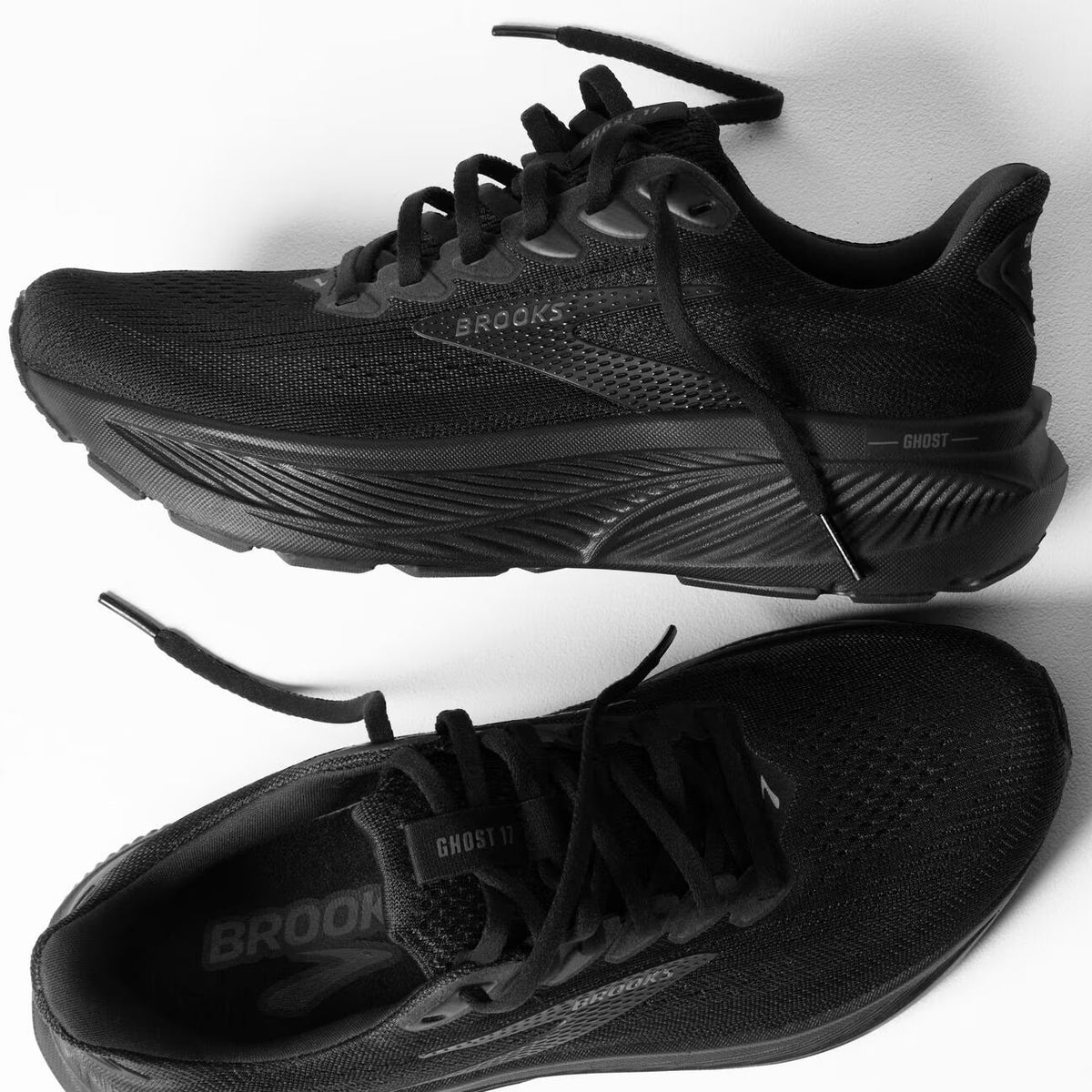 Brooks Women's Ghost 17 - Black/Black/Ebony