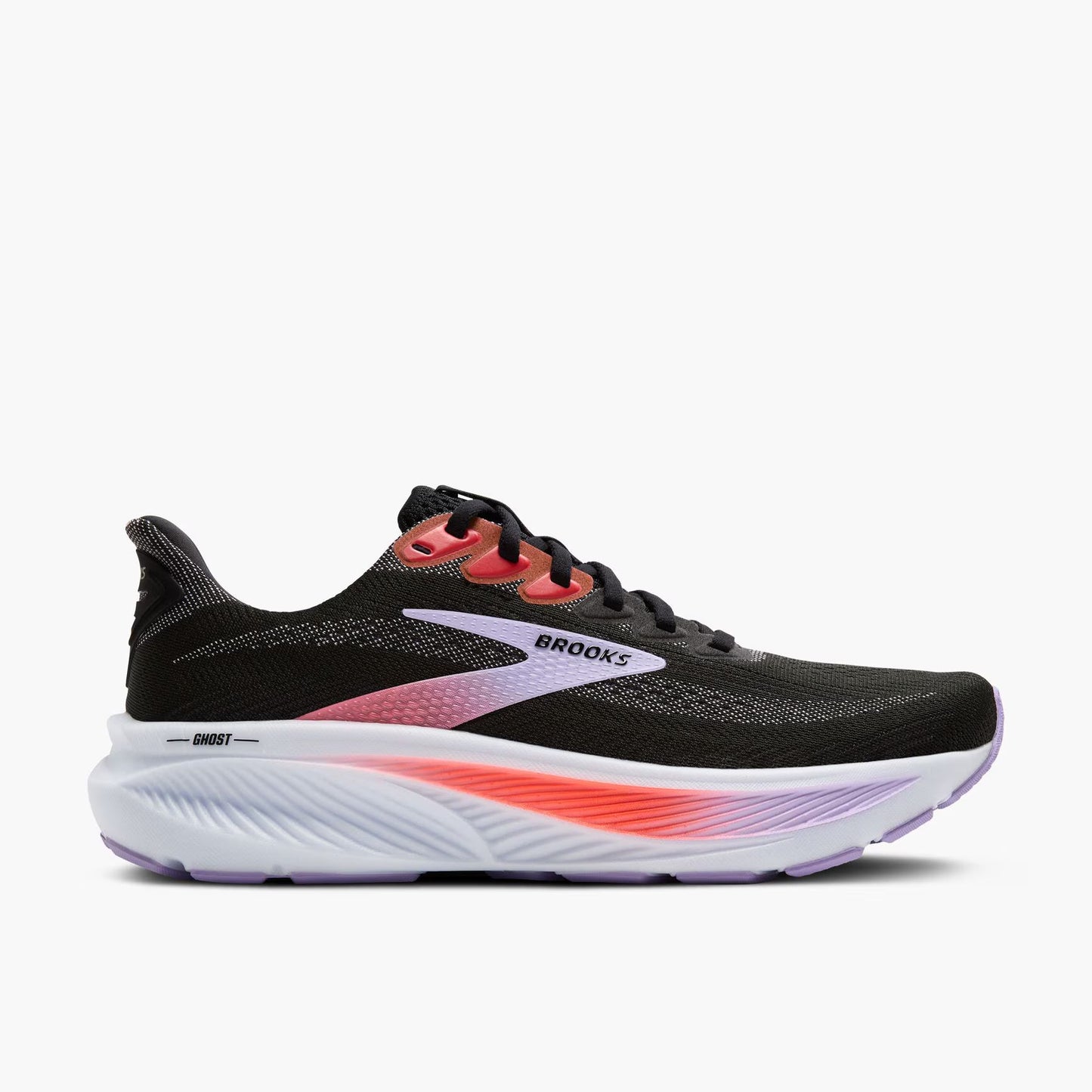 Brooks Women's Ghost 17 - Black/Purple/Coral