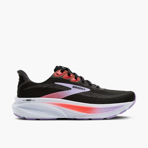 Brooks Women's Ghost 17 - Black/Purple/Coral
