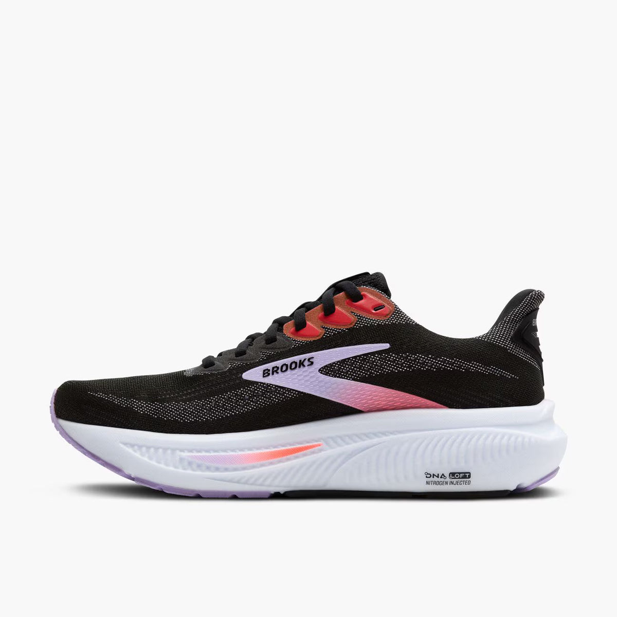 Brooks Women's Ghost 17 - Black/Purple/Coral