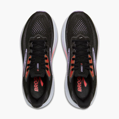 Brooks Women's Ghost 17 - Black/Purple/Coral