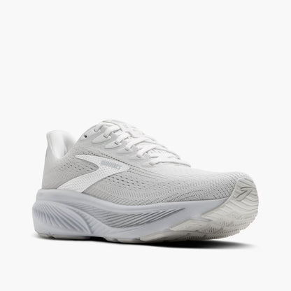 Brooks Women's Ghost 17 (Wide) - White/White/Grey
