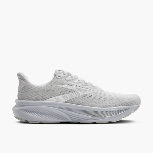 Brooks Women's Ghost 17 (Wide) - White/White/Grey