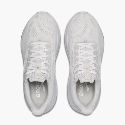 Brooks Women's Ghost 17 (Wide) - White/White/Grey