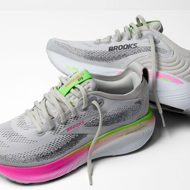 Brooks Women's Adrenaline GTS 25 - Oyster/Pink/Green