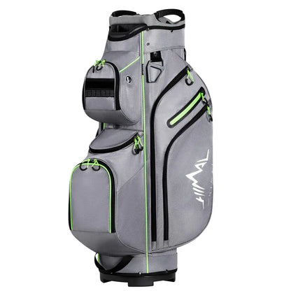 15 Way Divider Golf Cart Bag for Men & Women, Multi-Pocket Golf Bag with Rain Cover & Comfort Handles