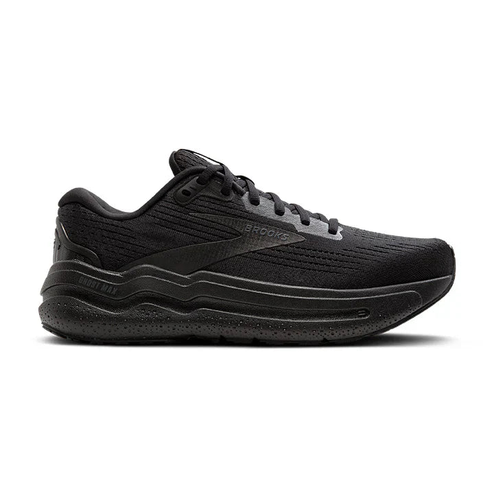Brooks Mens Ghost Max 2 Wide- Black/Black/Ebony (1104311D020)