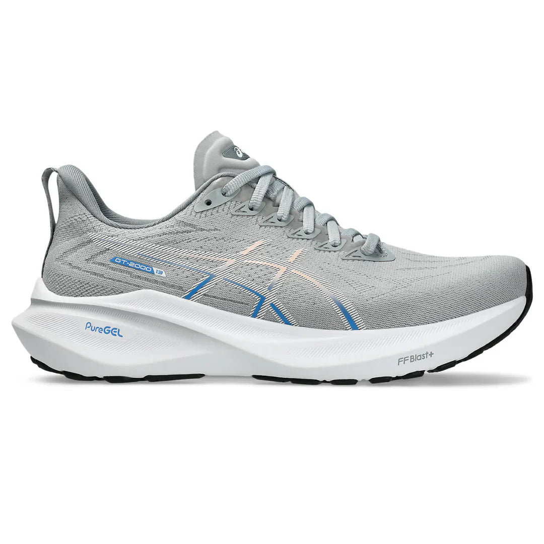 Asics Womens GT-2000 13 Wide- Piedmont Grey/White (1012B667-022)