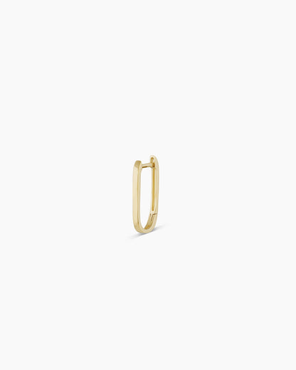 14K Gold Parker Single Link Huggie