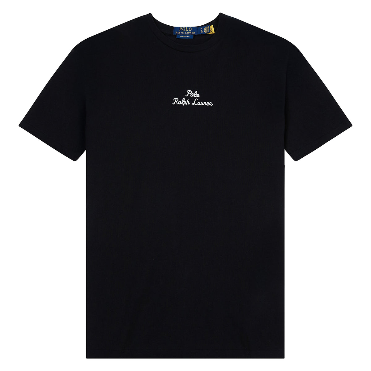 Embroidered Logo Tee | Black