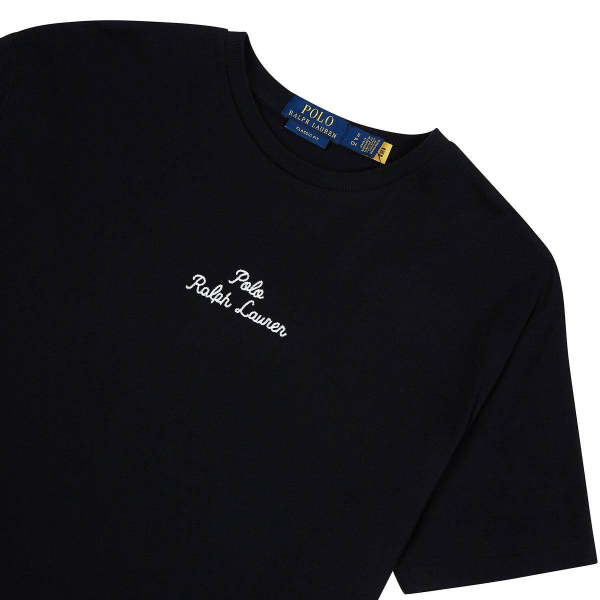 Embroidered Logo Tee | Black