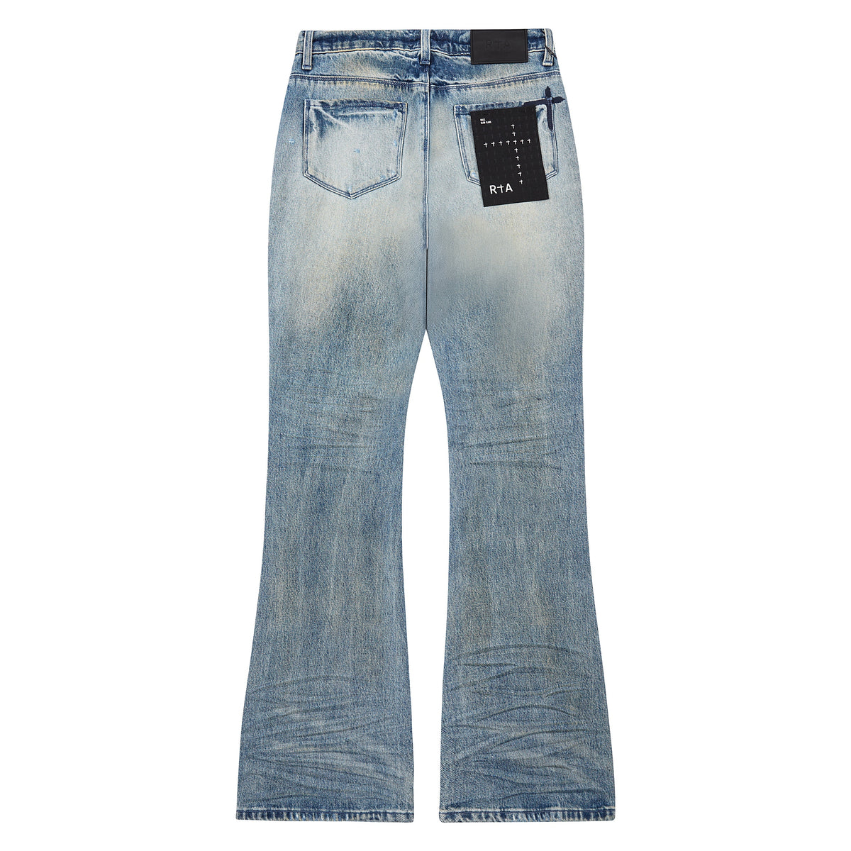 Mael Flared Muddy Sky Denim